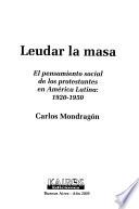 Leudar la masa