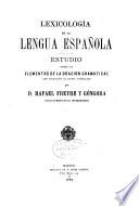 Lexicología de la lengua española