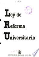Ley de Reforma Universitaria