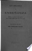 Ley orgánica de enseñanza