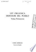 Ley orgánica Defensor del Pueblo