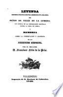 Leyenda história-política-militar-administrativa-relijiosa del Peñon de Velez de la Gomera