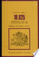 Leyes 18.601 a la 18.625 APROBADAS BAJO LA CONSTITUCION DE 1980
