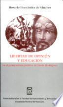 Libertad de opinión y educación en el pensamiento político de Simón Rodríguez
