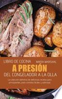 Libro de cocina a presión del congelador a la olla