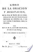 Libro de la oración y meditación...