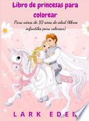 Libro de princesas para colorear