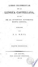 Libro Elementar de la Lengua Castellana