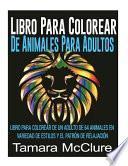 Libro para Colorear de Animales para Adultos