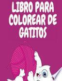 Libro para colorear de gatitos