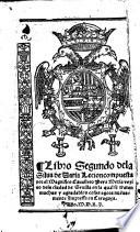 Libro segundo dela silua de varia lecion ... agora nuevamente impressa