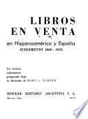 Libros en venta en Hispanoamérica y España