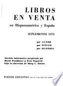 Libros en venta en Hispanoamérica y España