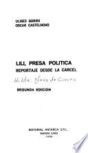 Lilí, presa política