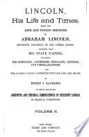 Lincoln, His Life and Times