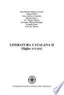 LITERATURA CATALANA II (SIGLOS XVI-XIX)
