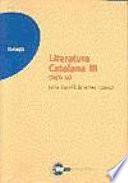LITERATURA CATALANA III (SIGLO XX)