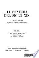 Literatura del Siglo XIX