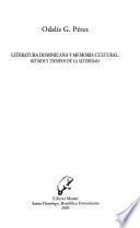 Literatura dominicana y memoria cultural