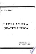 Literatura guatemalteca
