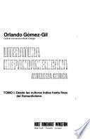 Literatura hispanoamericana: Desde las culturas indias hasta fines del romanticismo.- t.2. Desde el modernismo hasta el presente