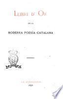 Llibre d'or de la moderna poesia catalana
