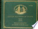 Lloyd’s Register of Yachts 1922