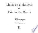 Lluvia en el desierto