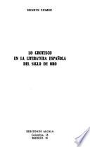 Lo grotesco en la literatura española del Siglo de Oro