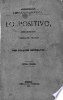 Lo positivo