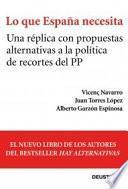 Lo que España necesita