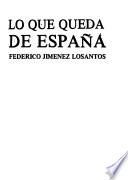 Lo que queda de España