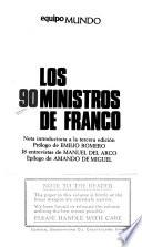 Los 90 ministros de Franco