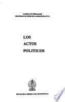 Los actos políticos
