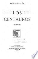 Los centauros (novela).