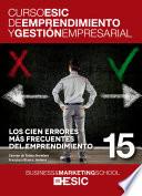 Los cien errores más frecuentes del emprendimiento