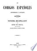 Los Codigos Espanoles concordados y anotados