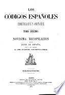 Los códigos españoles concordados y anotados ...: Novisima recopilacion de las leyes de España, Suplemento é indices