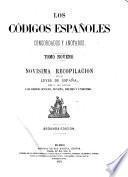 Los códigos españoles concordados y anotados: Novisima recopilacion de las leyes de España. Suplemento é indinces