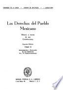 Los Derechos del pueblo mexicano: Antecedentes y evolución de los artículos 54 a 75 constitucionales