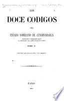 Los doce codigos del Estado soberano Cundinamarca