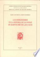 Los indigenismos en la Historia de las Indias de Bartolomé de las Casas