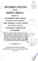 Los libros poéticos de la Santa Biblia