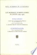 Los modernos nomenclatores de España 1857-1950