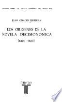 Los orígenes de la novela decimonónica (1800-1830)