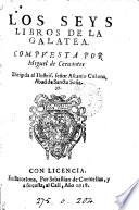 Los seys libros de la Galatea