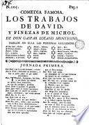 Los trabajos de David y finezas de Michol