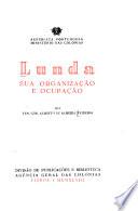 Lunda, sua organização e occupação
