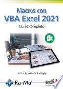 Macros con VBA Excel 2021