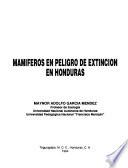 Mamíferos en peligro de extinción en Honduras
